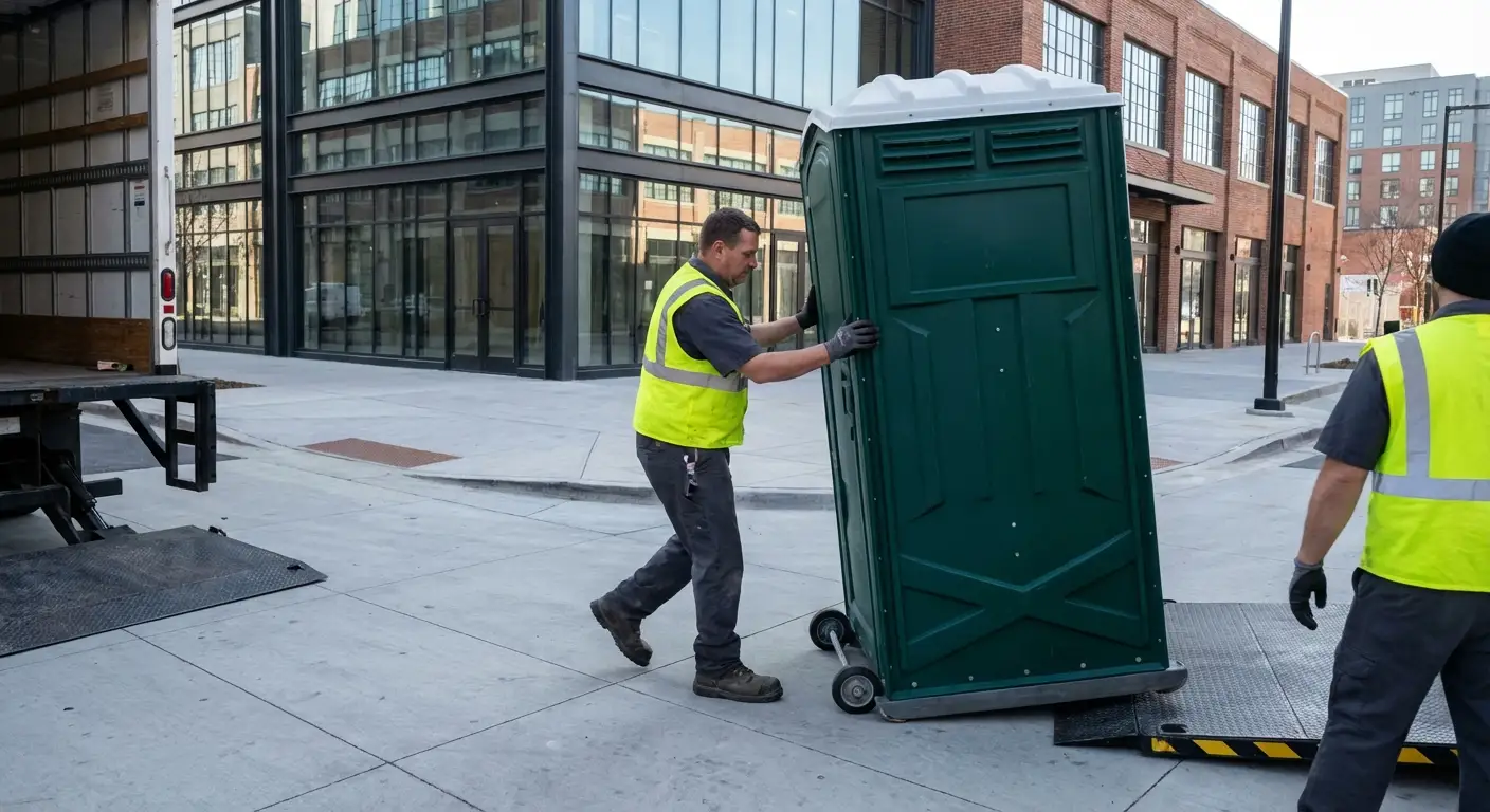 Portable restroom services in Bakersfield Arts District
